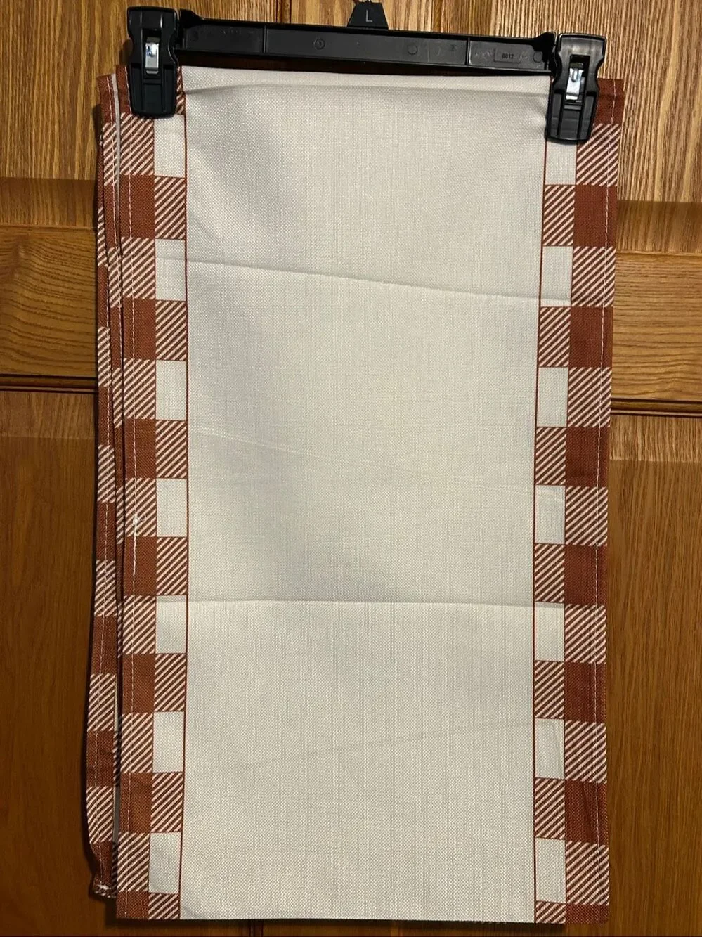Happy Fall Y'all Table Runner Rust Buffalo Check Leopard Plaid Pumpkins 88” Farm